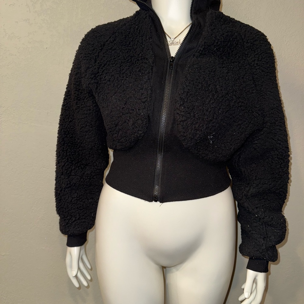 Forever 21 Black Teddy Jacket